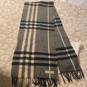 Authentic Burberry Cashmere scarf.